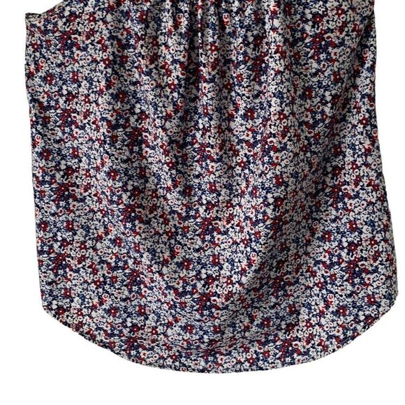 Pre Owned Women’s Faded Glory Halter Tank Top Floral Size Lg Classic Style Comfy - Picture 5 of 10